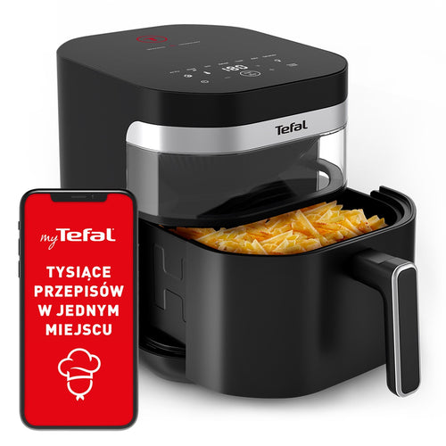 TefaI EY82E0 Easy Fry Infrared – Frytkownica beztłuszczowa 7L z technologią podczerwieni