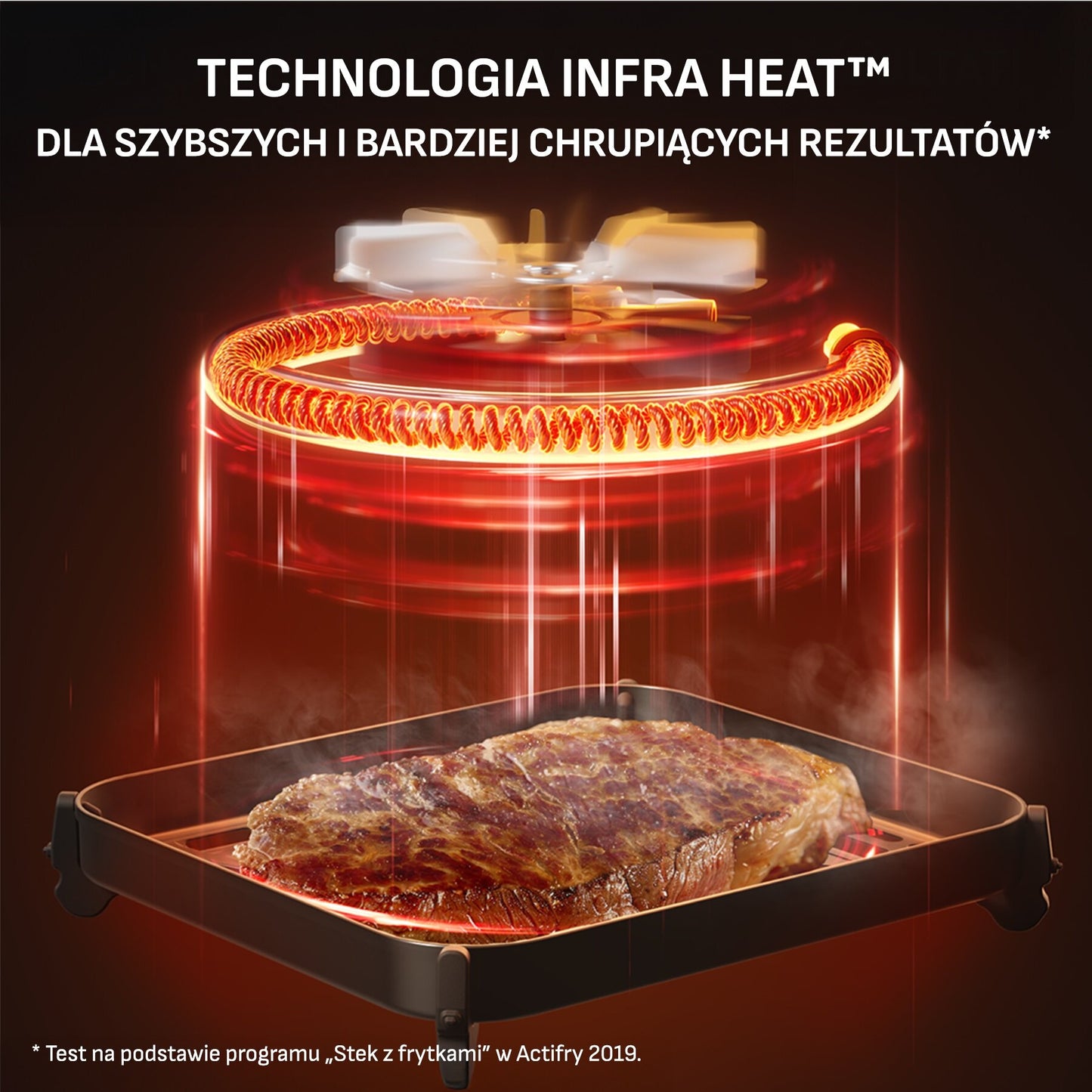 TefaI EY82E0 Easy Fry Infrared – Frytkownica beztłuszczowa 7L z technologią podczerwieni