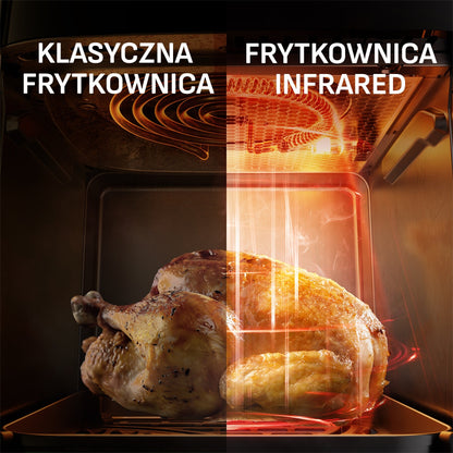 TefaI EY82E0 Easy Fry Infrared – Frytkownica beztłuszczowa 7L z technologią podczerwieni